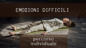percorso individuale tematico sulle emozioni difficili